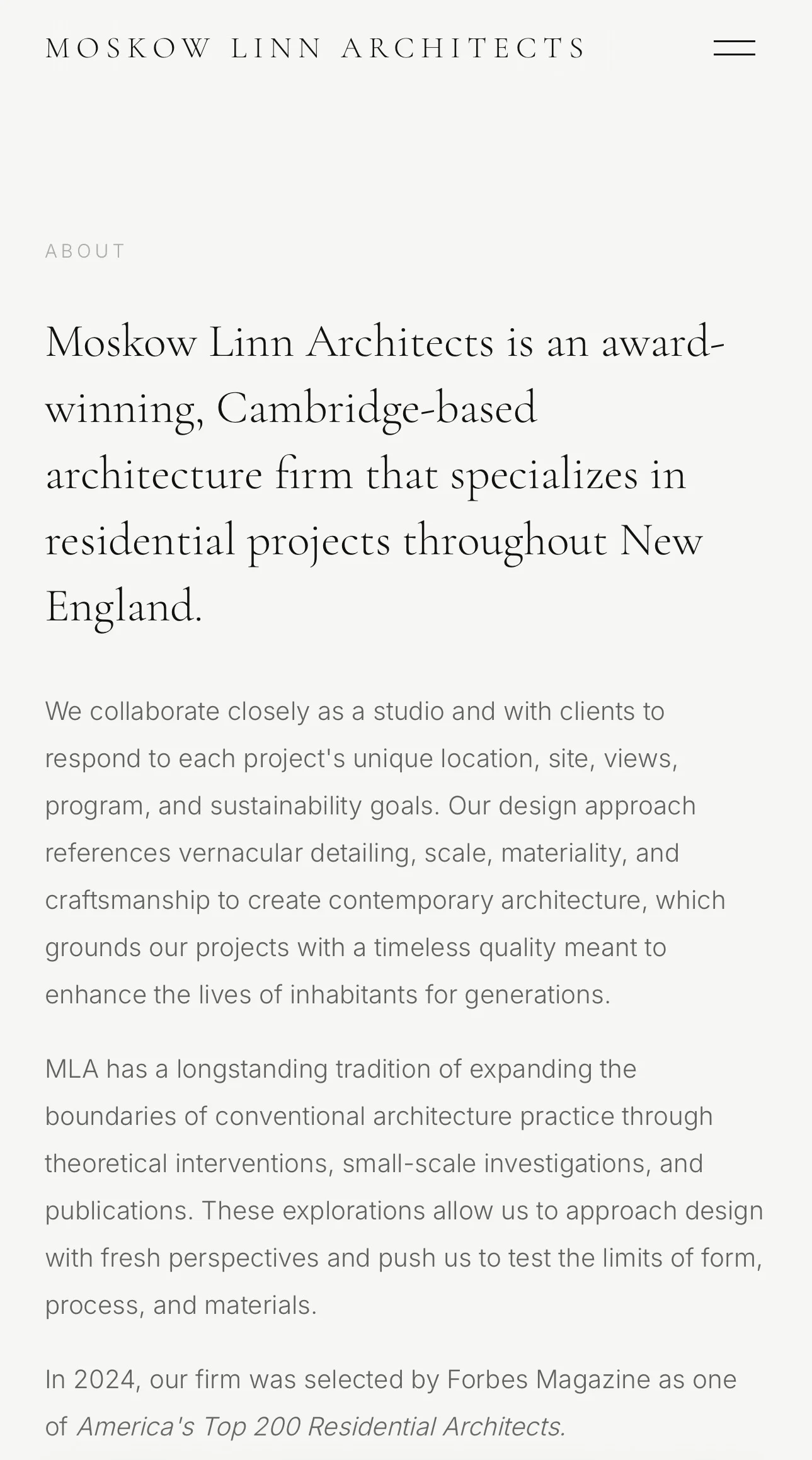 Moskow Linn About Mobile